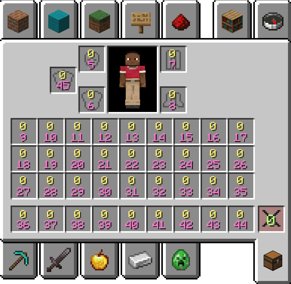 Creative Player Inventory